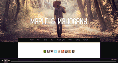 Desktop Screenshot of mapleandmahogany.com